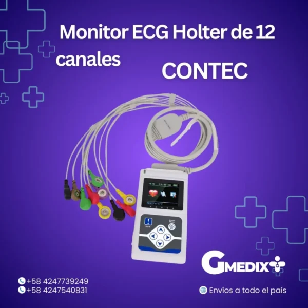 Holter ECG 12 canales CONTEC