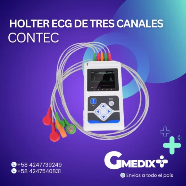 Holter ECG 3 canales CONTEC