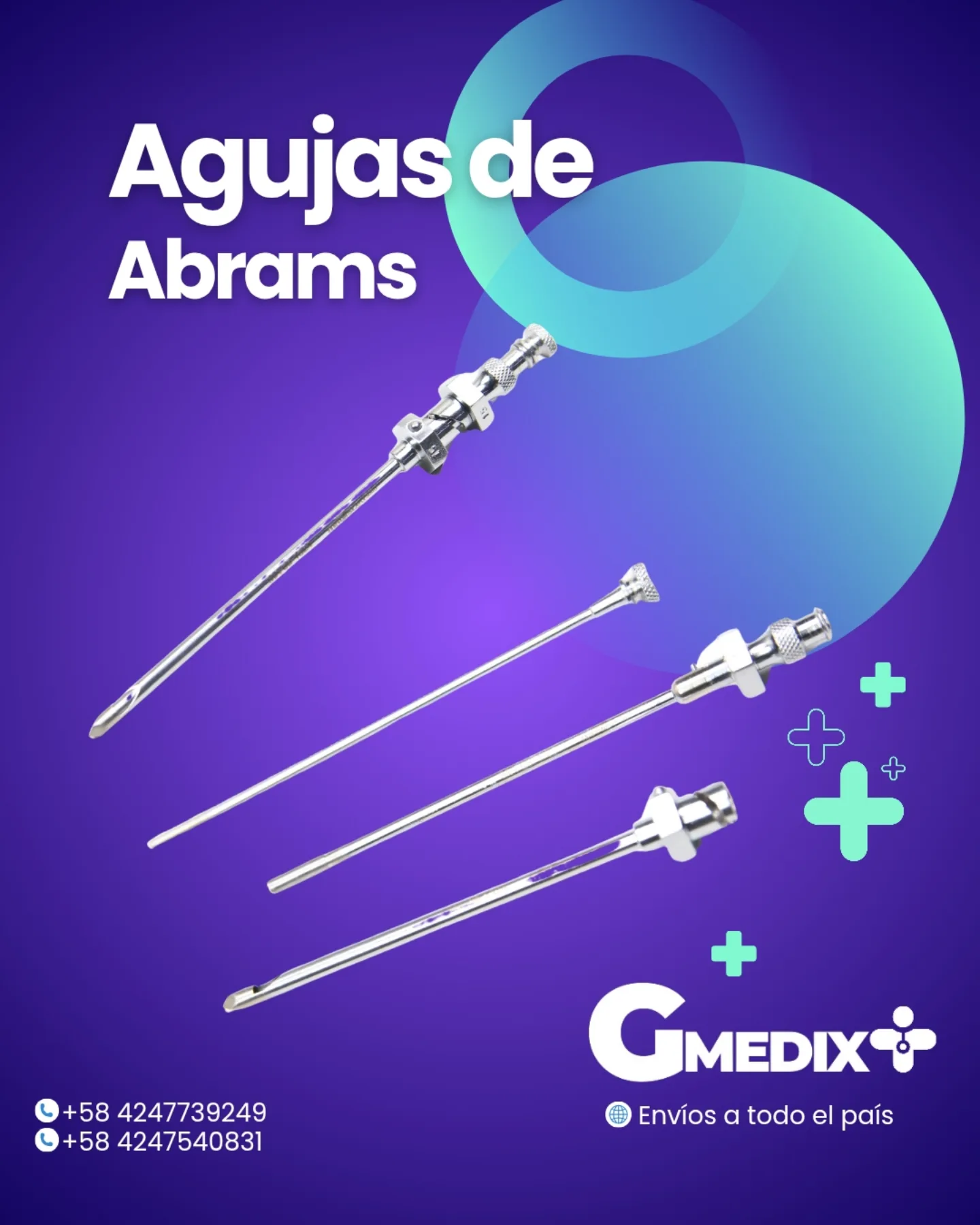 Agujas de Abrams para biopsia pleural