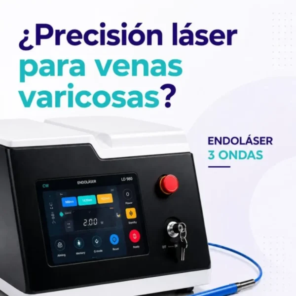 Endoláser de 3 ondas para várices